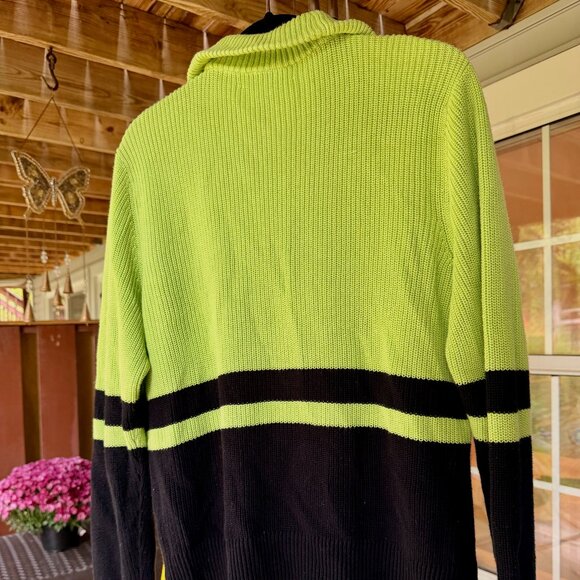 Vintage Ralph Lauren Funnel Neck Half-Zip Sweater - Picture 6 of 9